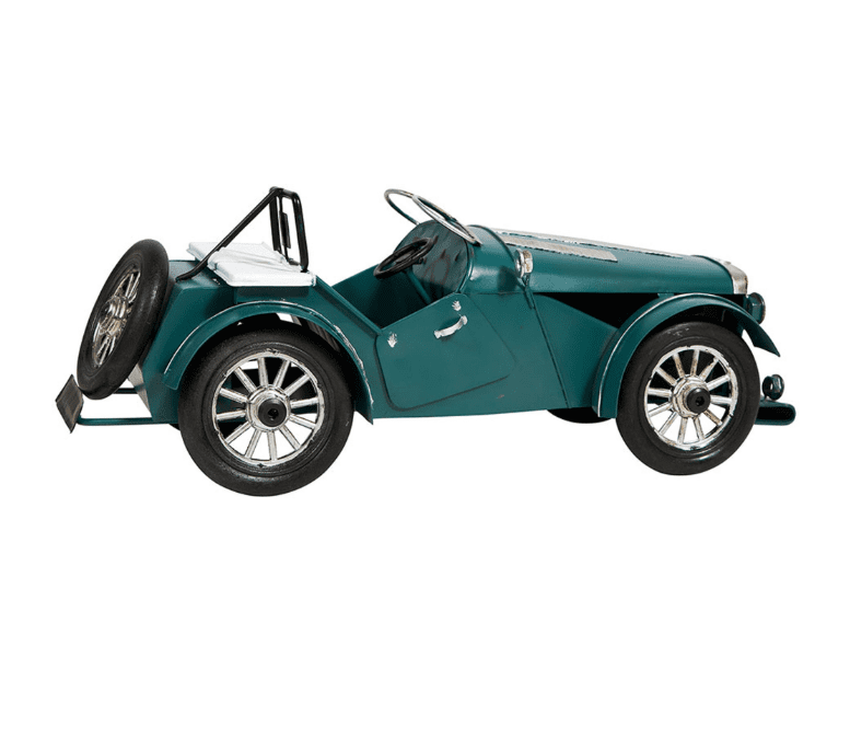 Voiture verte déco à poser