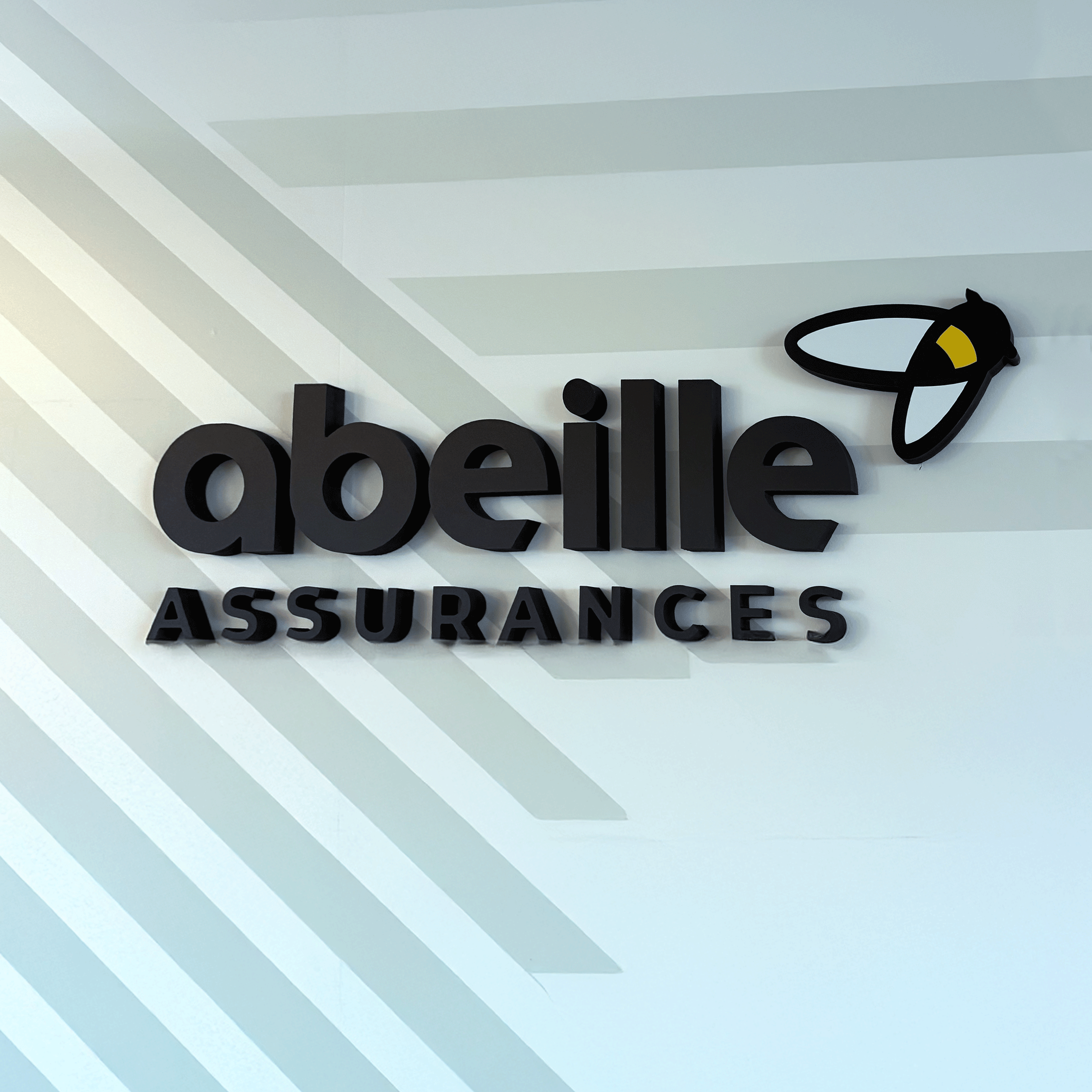Logo Abeille Assurances en PVC
